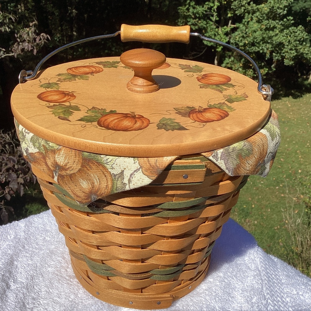 Longaberger Basket pumpkin design